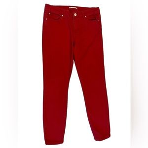 W.G.B , Jeans , size 27, red .30-28